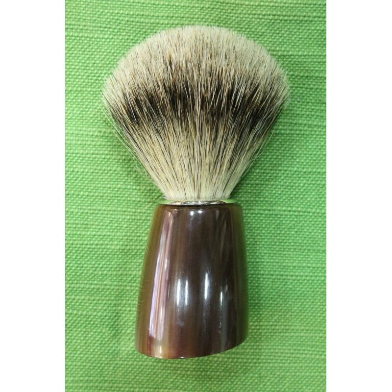 PENNELLO ARTIGIANALE TASSO MANICO VERO CORNO PENNELLO ARTIGIANALE TASSO MANICO VERO CORNO