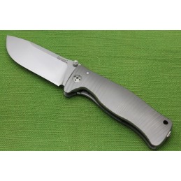 Coltello Lion Steel SR1 Titanio Grigio