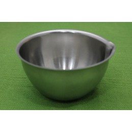 Stainless steel shaving bowl