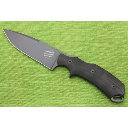 Coltello Bastinelli Red Black PVD Fixed Knife