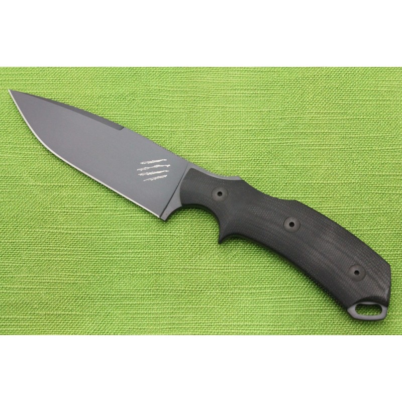 Coltello Bastinelli Red Black PVD Fixed Knife Coltello Bastinelli Red Black PVD Fixed Knife