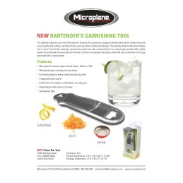 Microplane Citrus Bar Tool 41950