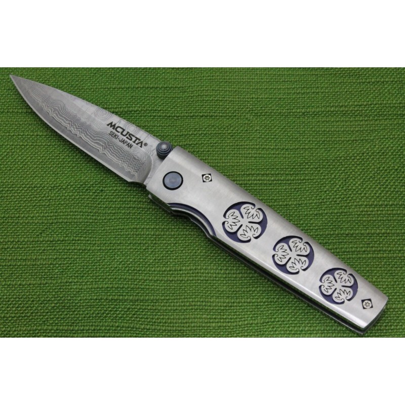 Coltello Mcusta Aoi Kamon Crest MC-0091D Coltello Mcusta Aoi Kamon Crest MC-0091D