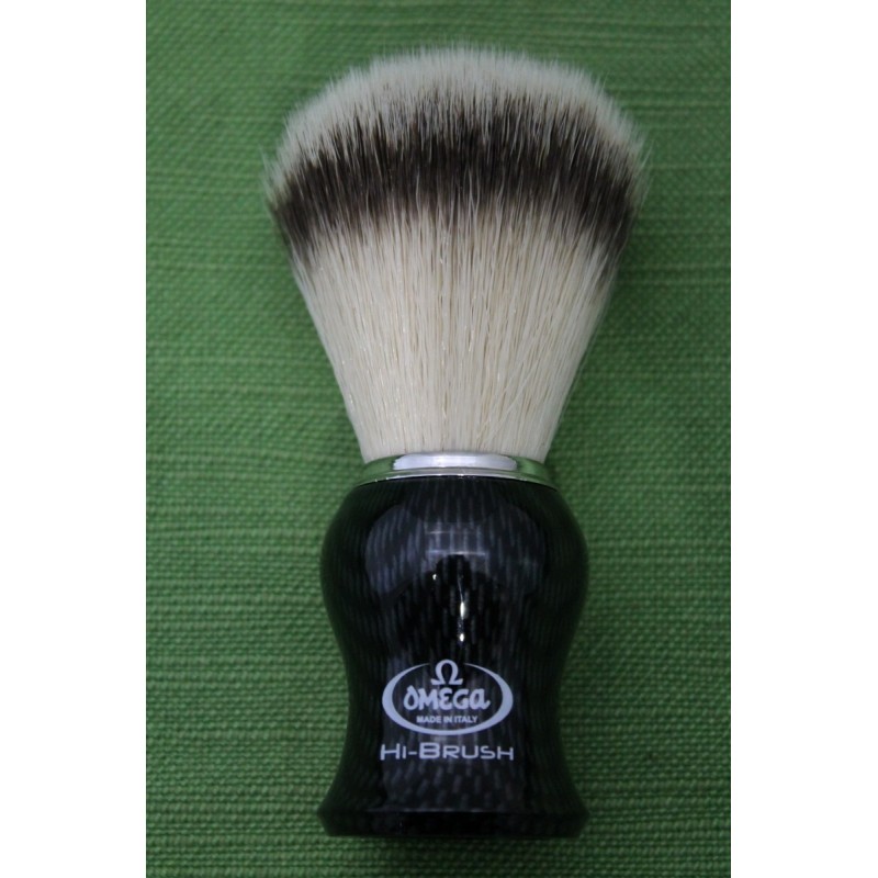 Pennello da Barba Omega Hi Brush 46650 Fibra Carbonio