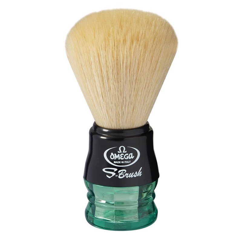 Pennello da barba Omega S-Brush S10077 setola sintetica