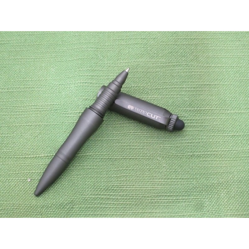 Penna Tattica Tecnocut Grey Con Touch Screen Penna Tattica Tecnocut Grey Con Touch Screen