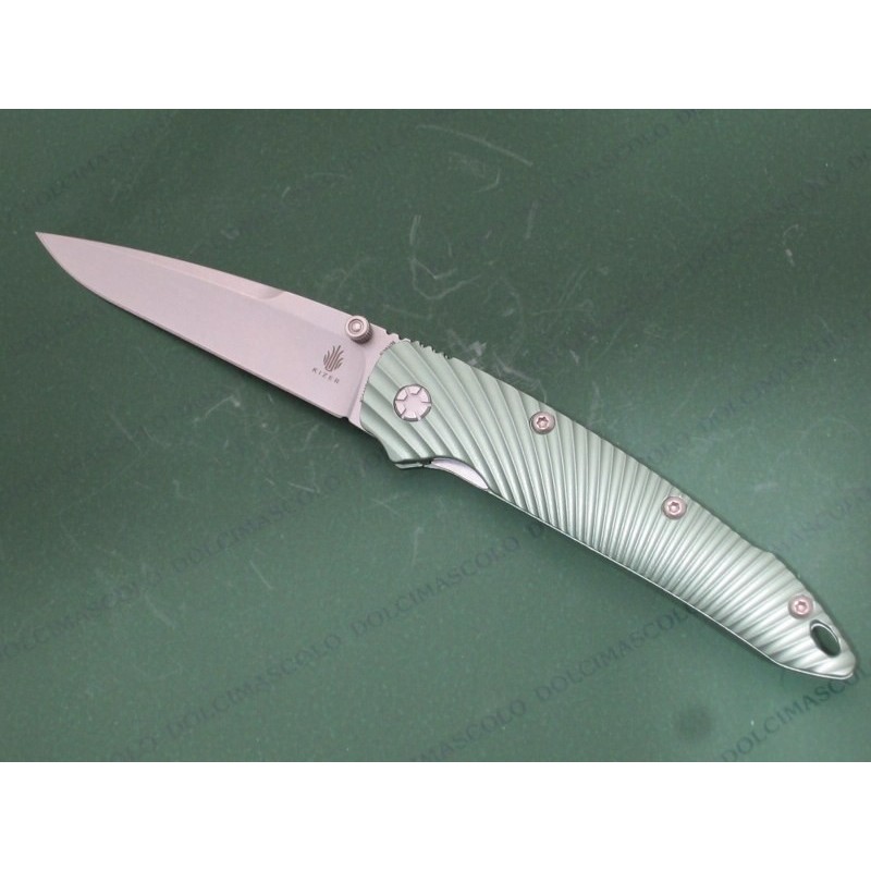 Kizer Silver Aluminum Green Kizer Silver Aluminum Green