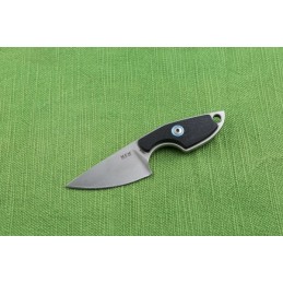 MKM Black G10 Drop Point...