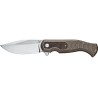 Fox Eastwood Tiger Knife Titanium and Ziricote Wood