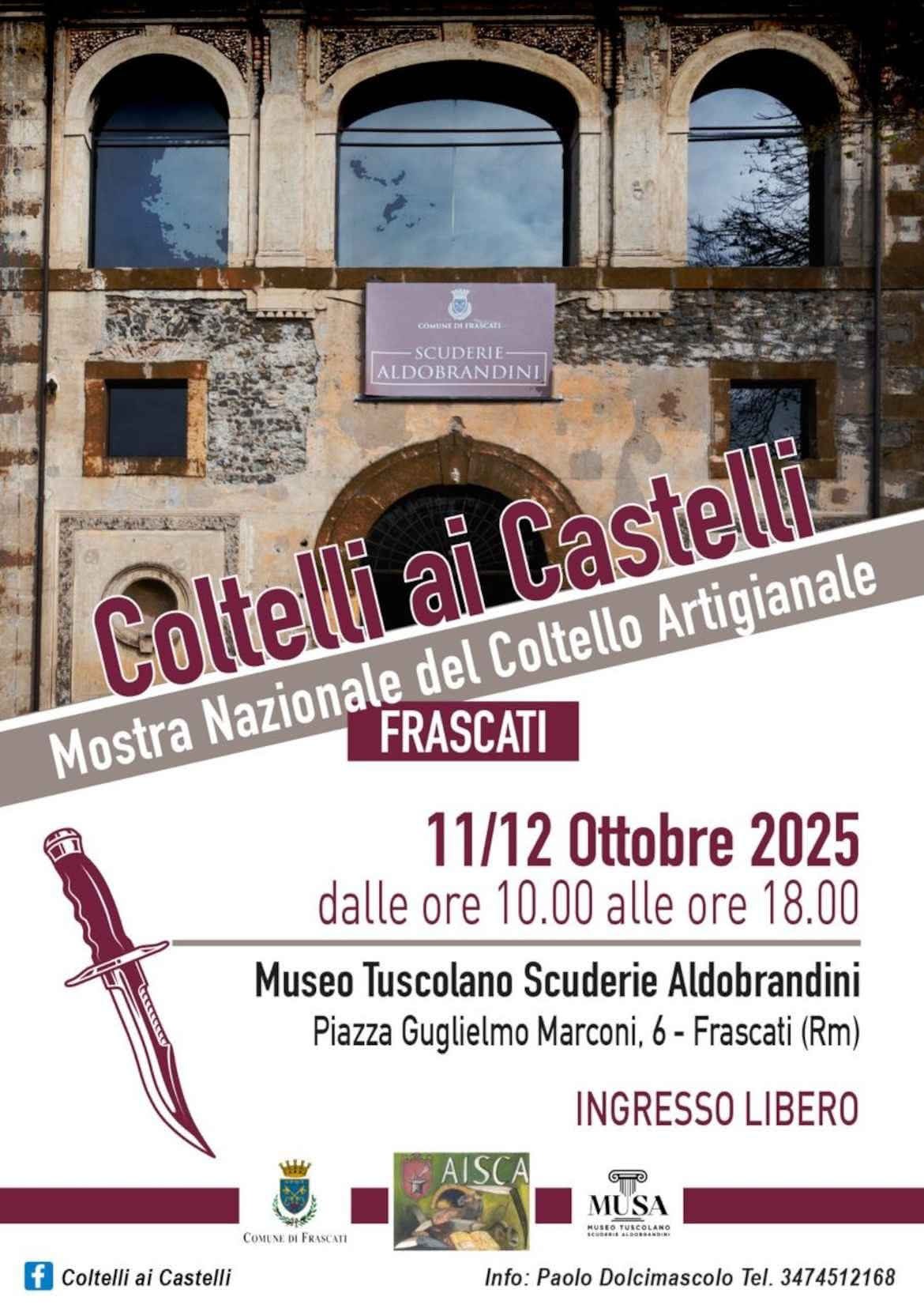La mostra Coltelli ai Castelli cresce: nel 2025 oltre 50 espositori e novità internazionali