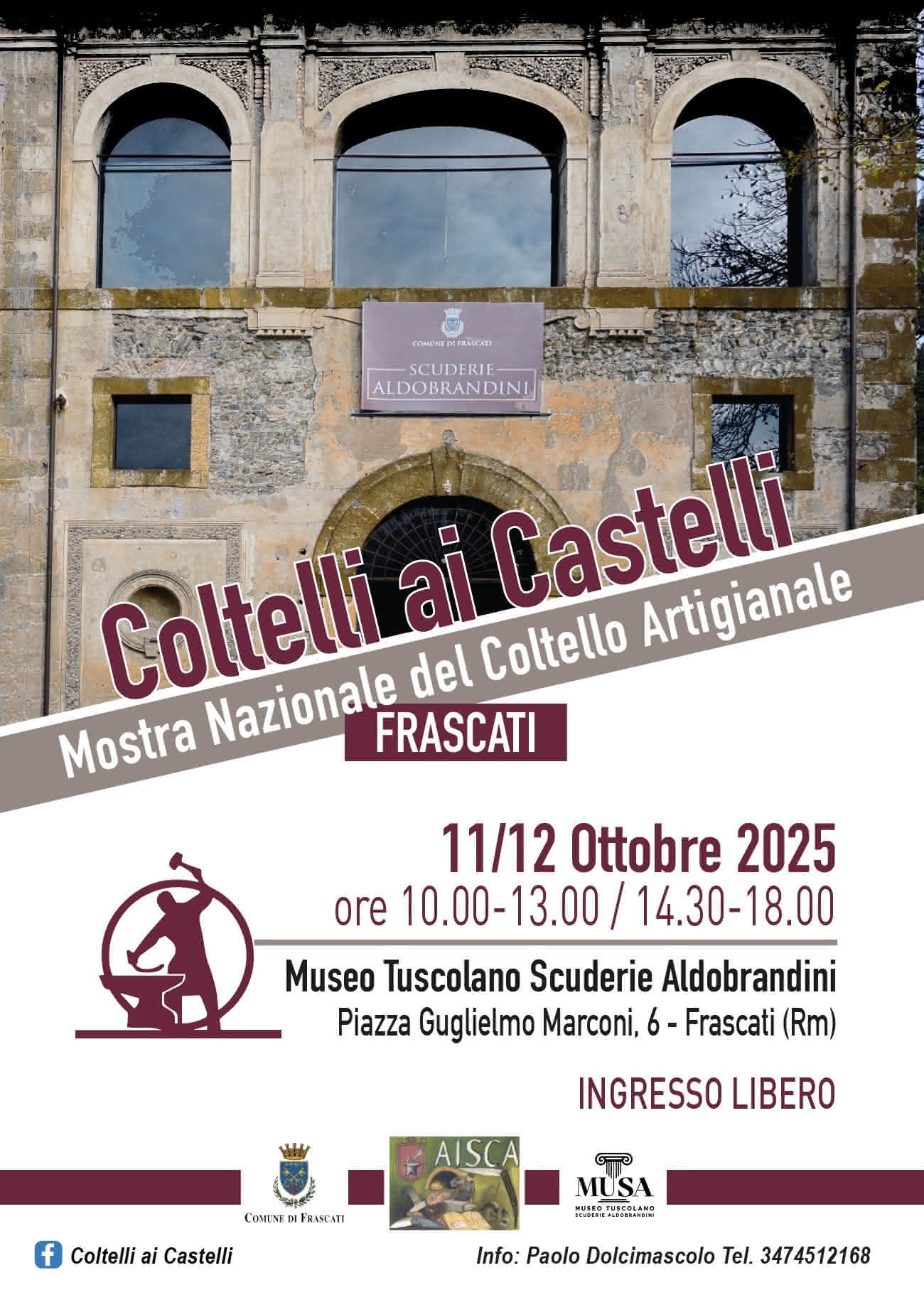 Coltelli ai Castelli 2025 sta per arrivare: nuovi orari ed espositori
